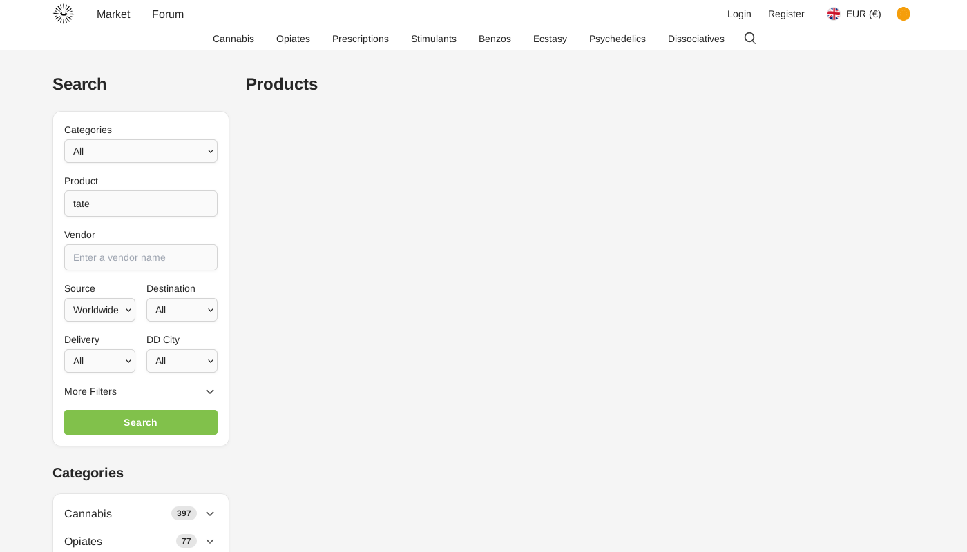 Main Market Dashboard
